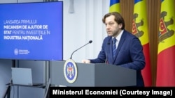 Viceprim-ministrul Dumitru Alaiba, la lansarea primului mecanism de ajutor de stat pentru investițiile din industria Republicii Moldova, decembrie 2024.