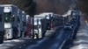La punctul de trecere a frontierei polono-ucrainene Hrebenne, cozile de camioane măsurau în iarnă, într-un moment critic al blocadei, zeci de kilometri. 