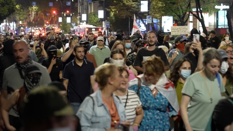 Georgians Keep Up Protest Despite Attacks Against Rally Day Before
