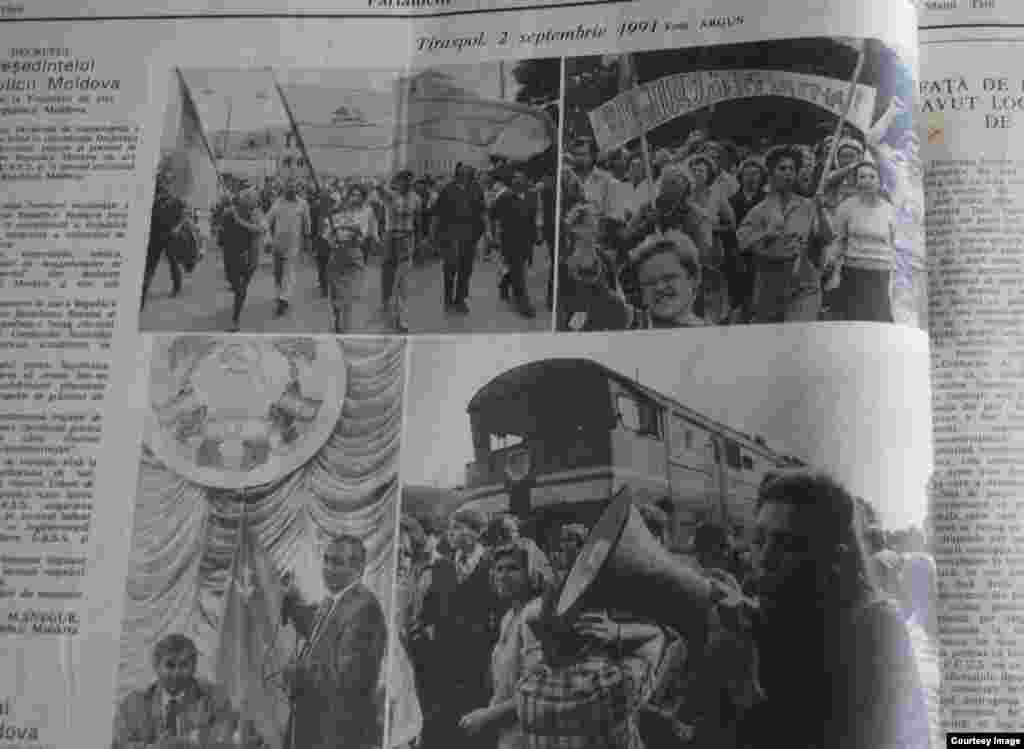 &quot;Sfatul Ţării&quot;, 4 septembrie 1991, acţiuni de protest la Tiraspol împotriva reţinerii lui Igor Smirnov