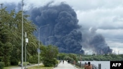 Rafineria e naftës e Gazprom Neft në Moskë ishte në shënjestër të dronëve ukrainas më 18 qershor. 
