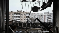 Interiorul unui apartament în urma atacurilor rusești asupra orașului ucrainean Zaporojie. 26 februarie 2026.