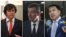 Ираклий Кобахидзе, Георгий Гахария и Михаил Саакашвили (коллаж)