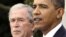 Џорџ Буш и Барак ОБама