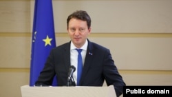 Europarlamentarul Siegfried Mureșan, într-o conferință de presă susținută la Chișinău