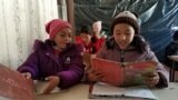 childrens at the school/Kyrgyzstan