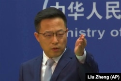 Chinese Foreign Ministry spokesman Zhao Lijian