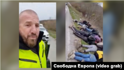 Кадри от видеото, разпространено от Динко Вълев
