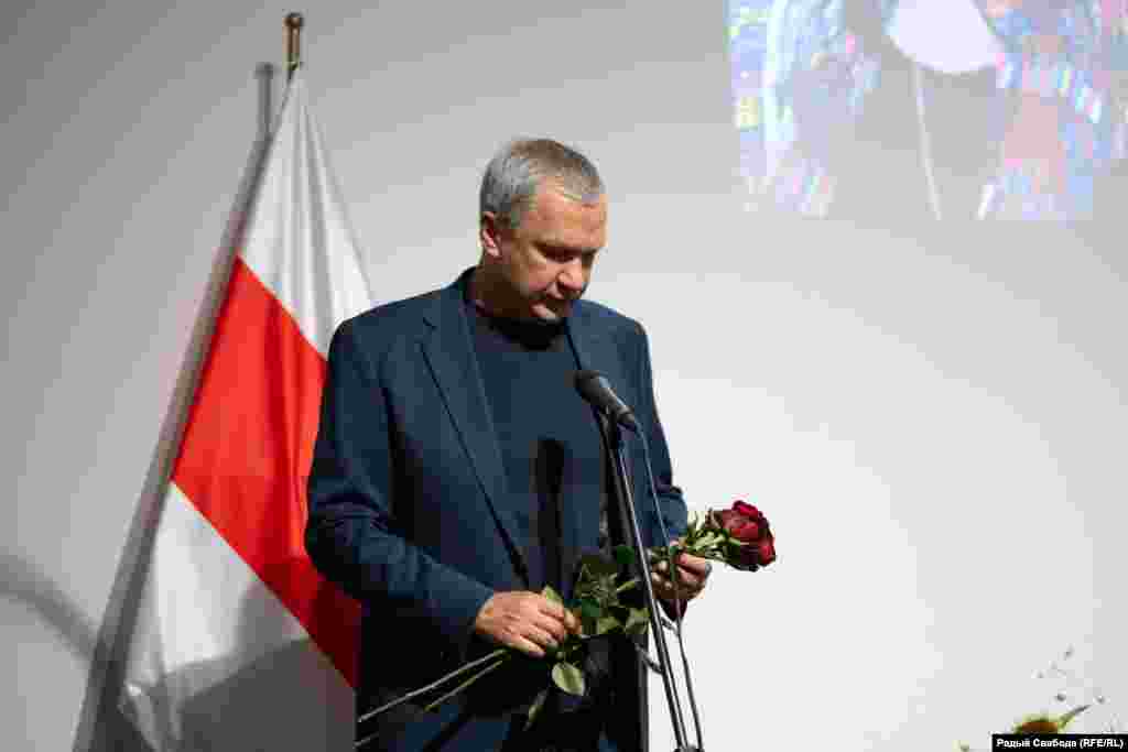 FГрамадзянская цырымонія ў Музэі Вольнай Беларусі. Павал Латушка