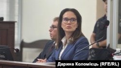 Ірина Мудра під час засідання суду, 24 серпня 2026 року