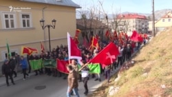 Demonstranti na Cetinju o protestu protiv litije SPC