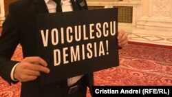 Gabriel Zetea, PSD, la prima moțiune de pusă de PSD împotriva ministrului Sănătății Vlad Voiculescu. Votul a avut loc în 15 februarie.