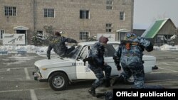 Վարժանքներ՝ ՊՊԾ գնդի տարածքում, 21-ը դեկտեմբերի, 2016 թ․ 