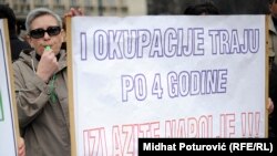 Sa protesta u Sarajevu