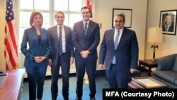 თამარ ტალიაშვილი და ლაშა დარსალია აშშ-ის ვაჭრობის მდივნის, ჰოვარდ ლუტნიკის მოადგილეებს შეხვდნენ