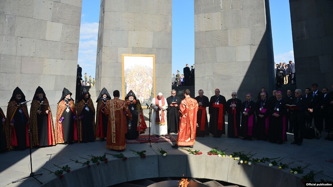 Posjeta pape Franje memorijalnom centru u Jerevanu, 25. juni 2016.