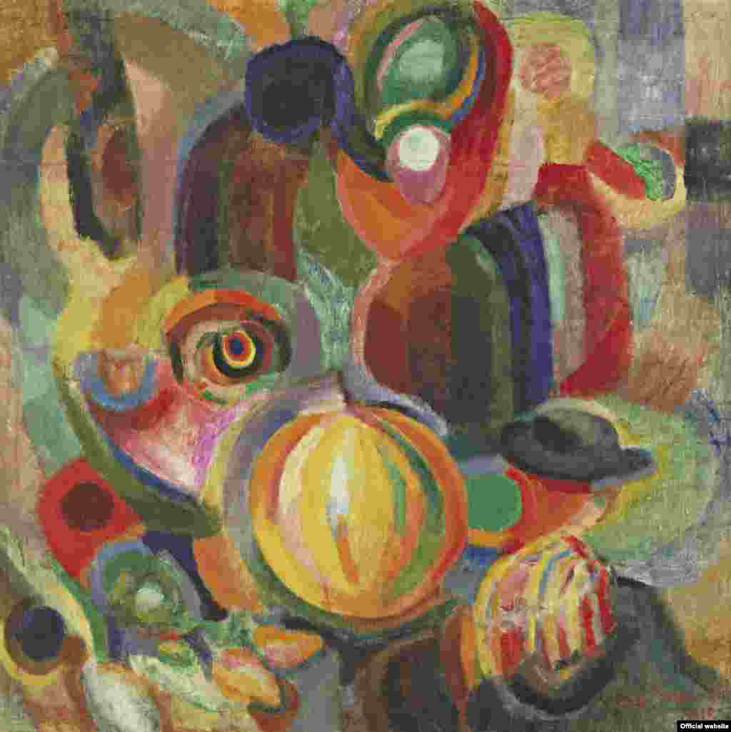 Sonia Delaunay, Piața portugheză, 1915.