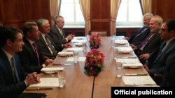 Germany - Armenian Foreign Minister Edward Nalbandian meets with the OSCE Minsk Group co-chairs in Munich, 16Feb2017.