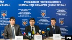 Conferință de presă șa procuratua pentru combaterea criminalităţii organizate, 2 februarie Chișinău.