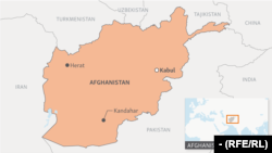 Афганистан на карте.
