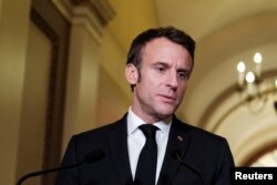 Președintele francez Emmanuel Macron, 1 decembrie 2022