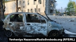 Наслідки одного з попередніх ударів РФ по Запоріжжю, 16 квітня 2026 року