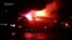 Azerbaijani Oil Rig In Flames