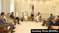 د افغانستان مالیې سرپرست وزیر او د ملګرو ملتونو استازې لیدنه
