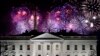 Focuri de artificii la Washington după inaugurarea noii administrații Biden, 20 ianuarie 2021.