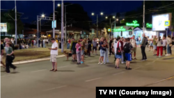 Blokada saobraćaja na Autokomandi u Beogradu, 11.7.2025. 