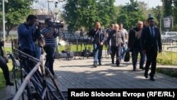 Архивска фотографија - Претседателот на СДСМ Зоран Заев пристигнува во Основниот суд Скопје 1, Скопје.