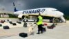 Самалёт Ryanair пасьля прымусовай пасадкі ў Менску 23 траўня