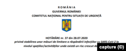Romania hotararea 37