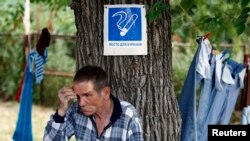 Табір біженців зі сходу України побіля російського міста Ставрополь (архівне фото) 