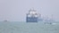 Vessels are pictured in the Strait of Hormuz near Iran's port of Bandar Abbas on June 11.