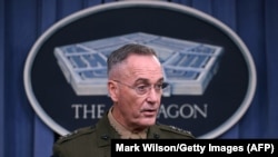 U.S. General Joseph Dunford said he wanted to understand the goals for the coming months so the U.S.-led coalition can develop ways to measure progress in the fight.