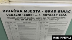 Glasačko mjesto u Bihaću, 6. oktobar 2024.