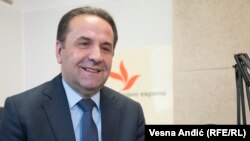 Rasim Ljajić u studiju RSE u Beogradu , 5. december 2017.