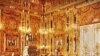 <p>Russia&#39;s Amber Room, photographed in 1917. The dazzling space was paneled with tons of finely carved amber, gold, and jewels. The room was presented as a gift to Peter the Great by Prussia in 1716 and dubbed by some an &quot;eighth wonder of the world.&quot;</p>
