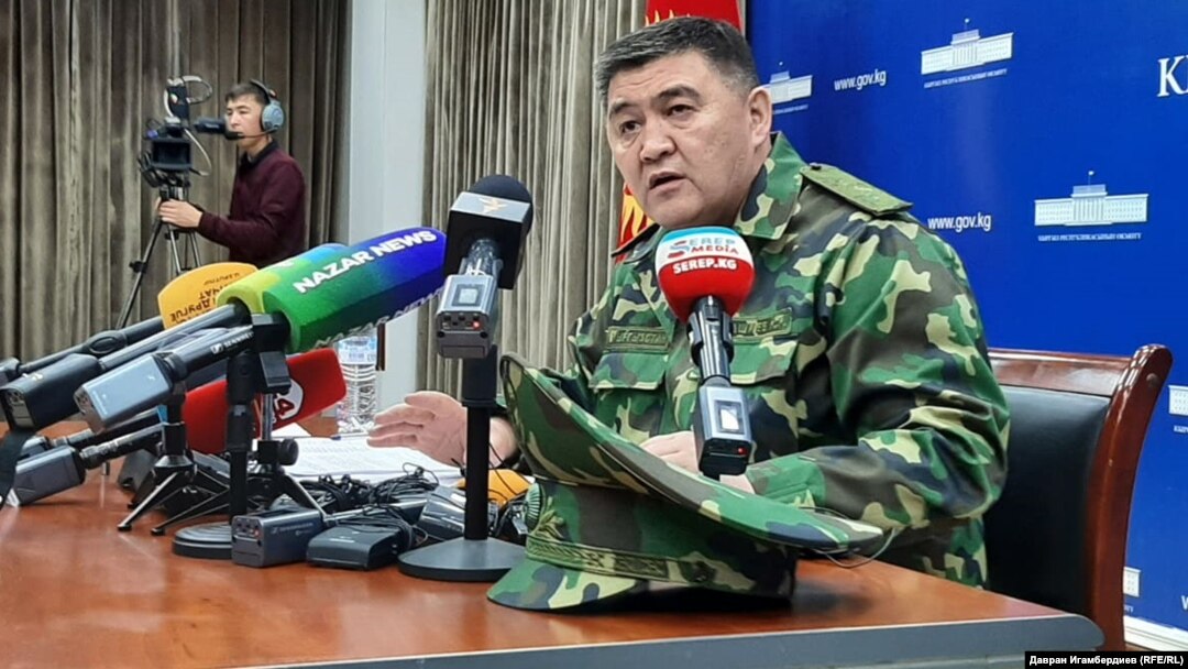 Kamchybek Tashiev, the head of Kyrgyzstan’s State Committee for National Security, speaking to reporters on March 26: "No issues remain."