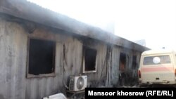 ارشیف: په افغانستان کې د جګړو له کبله یو سوځېدلی روغتیايي مرکز