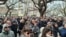 Protest ispred zgrade pravosudnih organa u Novom Sadu, 10. februar 2026.
