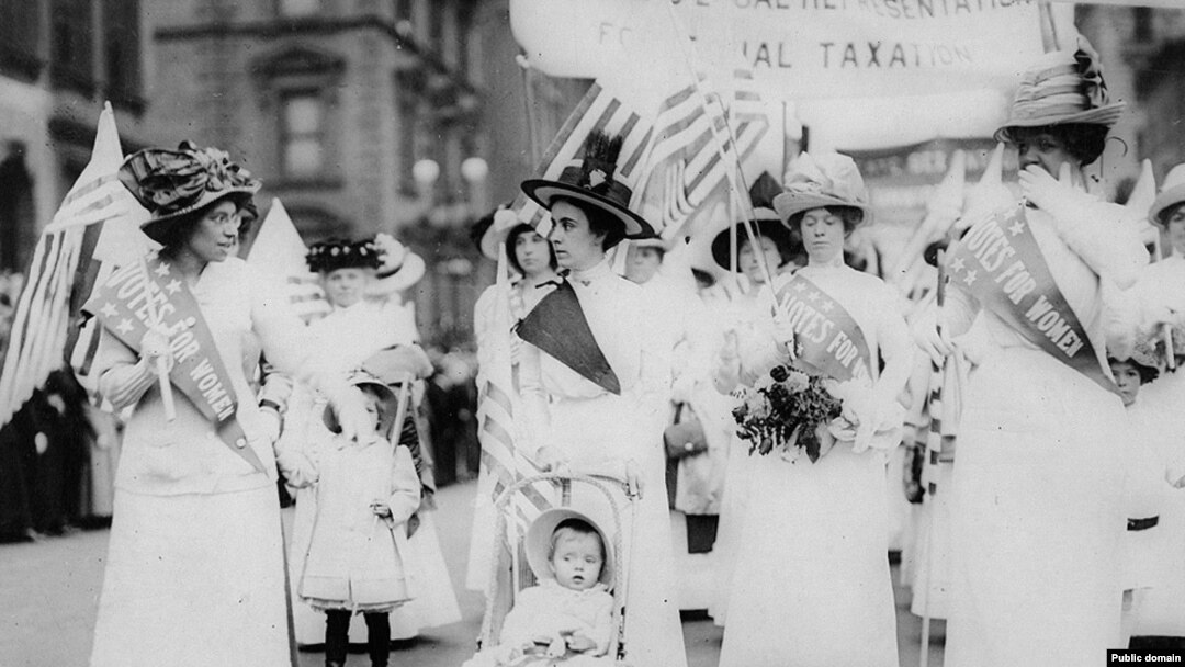 Шествие суфражисток в Нью-Йорке. 6 мая 1912 года