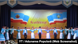 Imagine de la evenimentul prilejuit împlinirii a 36 de ani de la proclamarea așa-numitei Republici Găgăuze, Comrat, 19 august 2026