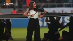 Violinistica na utakmici u Iraku