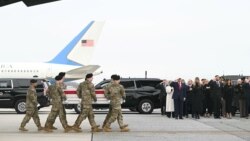 US President Donald Trump attended the return of the remains of the first six US soldiers killed in Kuwait during the US and Israeli war against Iran. The ceremony took place at the Dover Air Force Base in Delaware.