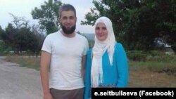 Seyran Saliyev ömür arqadaşınen, arhiv fotoresimi