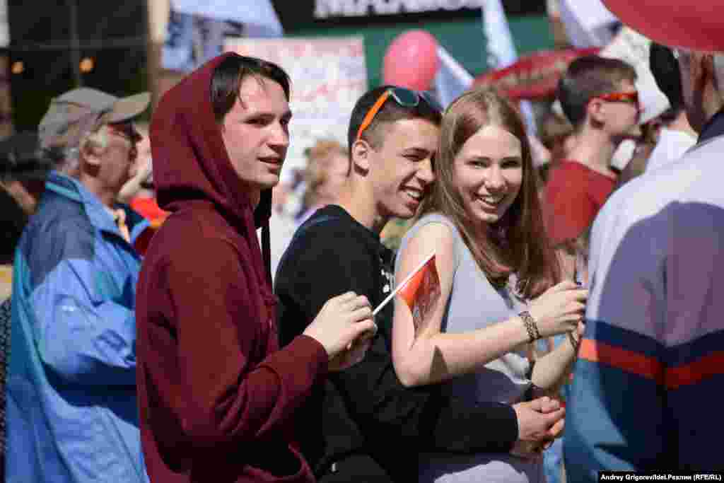 Митинг татарстанских комросов