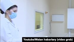 Türkmenistanyň "Altyn Asyr" telekanalyndan alnan surat. Illýustrasiýa suraty