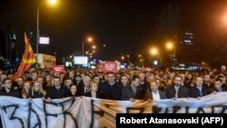 Protesta e partisë opozitare, VMRO-DPMNE.